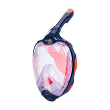 Load image into Gallery viewer, full face snorkel mask orange