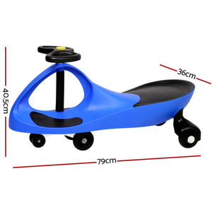 Swing Car with LED Polyurethane Wheels